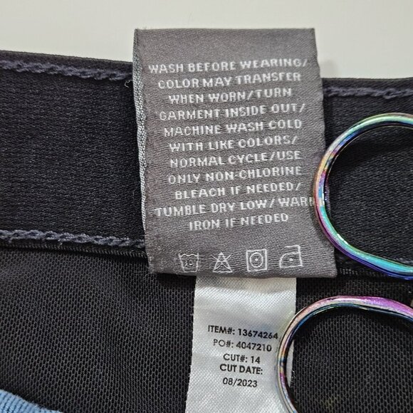 Torrid Jeans Women 12 Tall Blue Bombshell Flare Button Fly Stretch Denim Boho - Picture 12 of 15